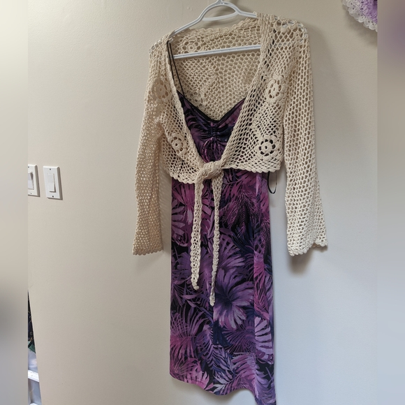 Vintage Y2K black and pink printed dress - Picture 7 of 8